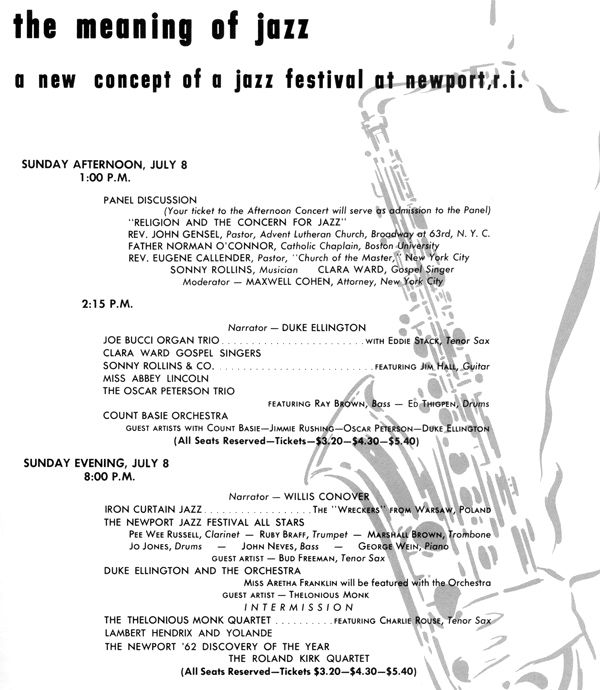 Newport Jazz Festival 1962
